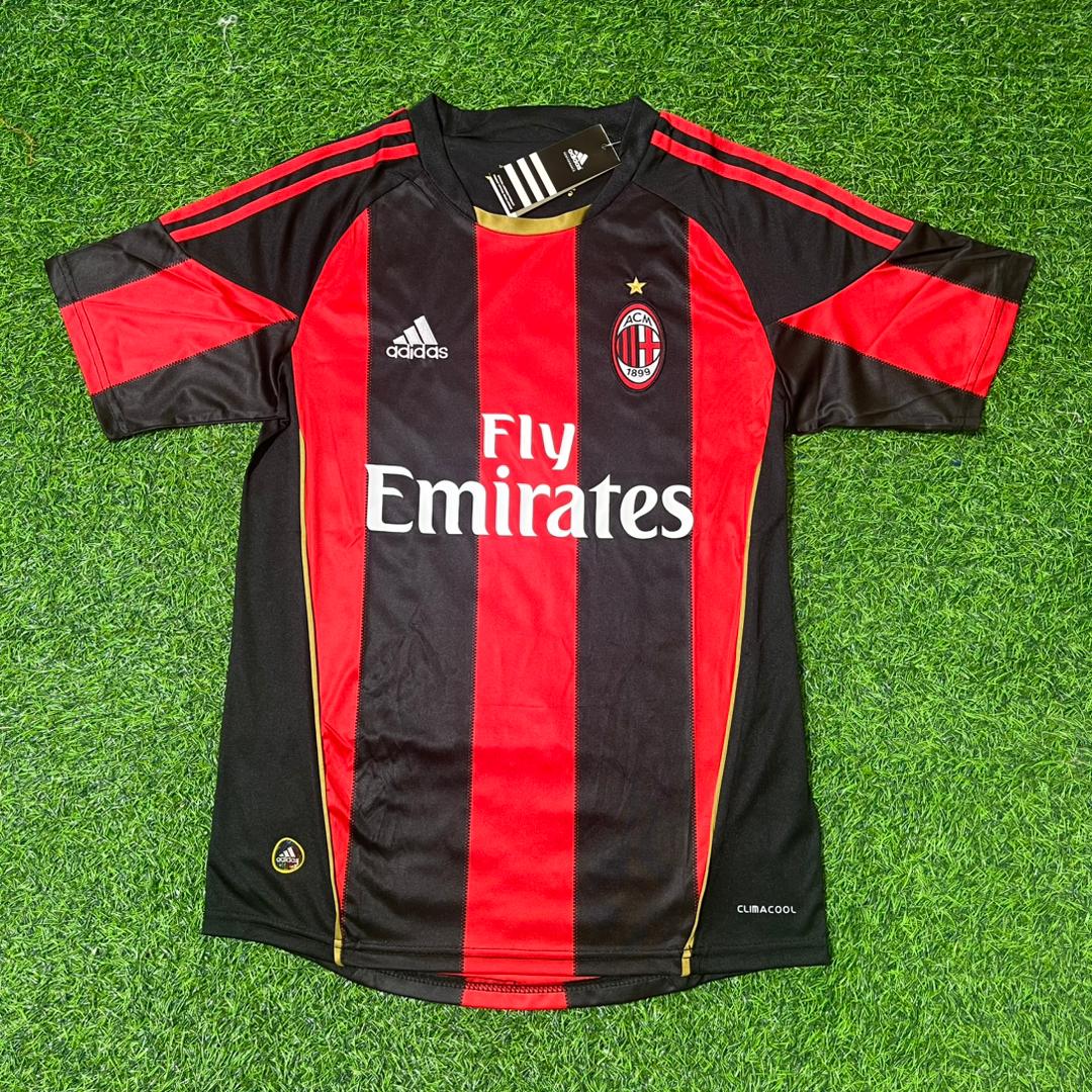 2010/11 Alessandro Nesta AC Milan Retro Football Jersey – Front View