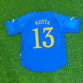 Alessandro Nesta Italy 2004-2005 World Cup Home Retro Jersey – Back View