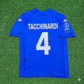 Italy 2002 World Cup Home Retro Jersey – Alessio Tacchinardi #4 – Back View