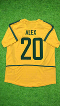 Alex de Souza #20 Fenerbahce Legend Brazil Retro Football Jersey Formasi – Back View