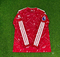 Liverpool 2027 New Season Long Sleeve Home Football Jersey – Back View