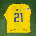 Barcelona 08/09 Season Yellow Away Retro Jersey – Alexander Hleb FC – Back View