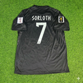 Alexander Sørloth #7 Norway 2026 World Cup Black Away Football Jersey – Back View