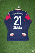 Bayern München 1997/98 Saison Langarm Heim Retro – Alexander Zickler FC – Back View