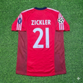 Bayern München 2002/2003 Season Home Red Retro Jersey – Alexander Zickler – Back View