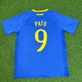 Alexandre Pato Brazil 2010 World Cup Retro Blue Jersey – Back View