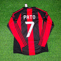 2010/11 Alexandre Pato AC Milan Home Long Sleeve Retro Football Jersey – Back View
