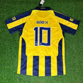 Alex de Souza #10 Fenerbahce 2008-2009 White Retro Kit Jersey – | | – Back View