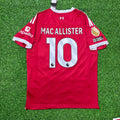 Liverpool 2025/26 Home Football Jersey – Alexis Mac Allister – Back View