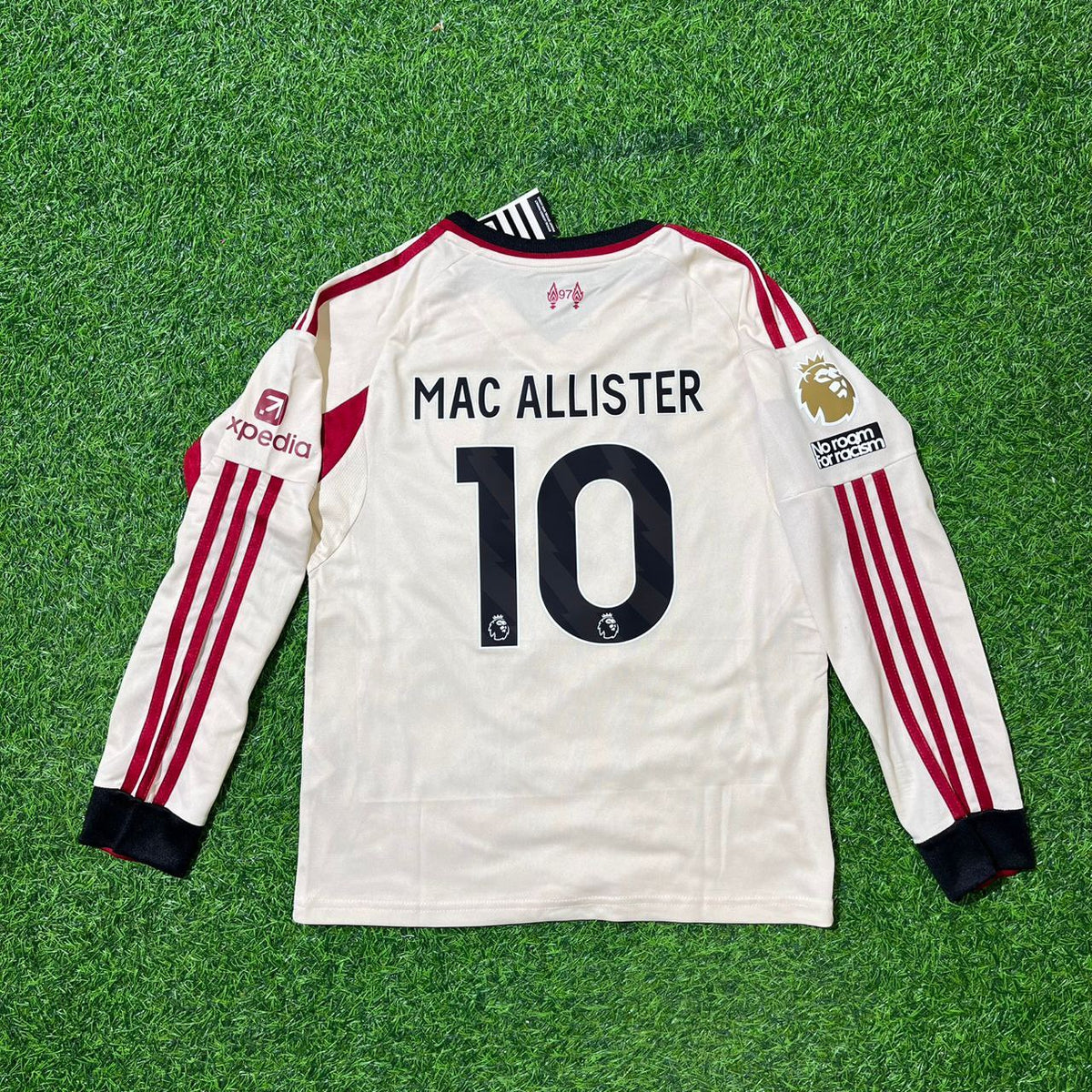 Liverpool 2025 New Season Away Long Sleeve Football Jersey – Alexis Mac Allister – Back View