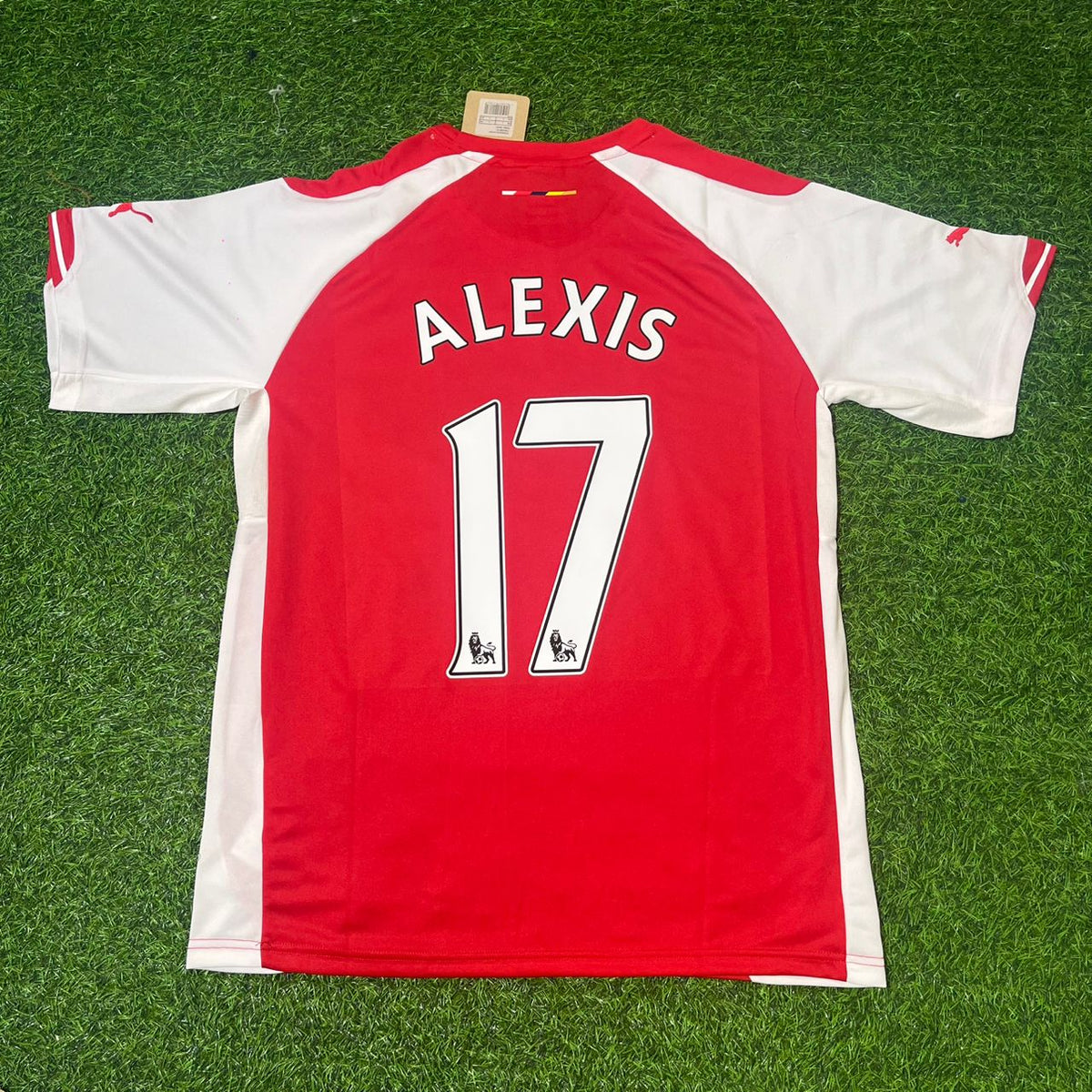 2014/15 Alexis Sanchez Arsenal Home Football Jersey Collection – Back View