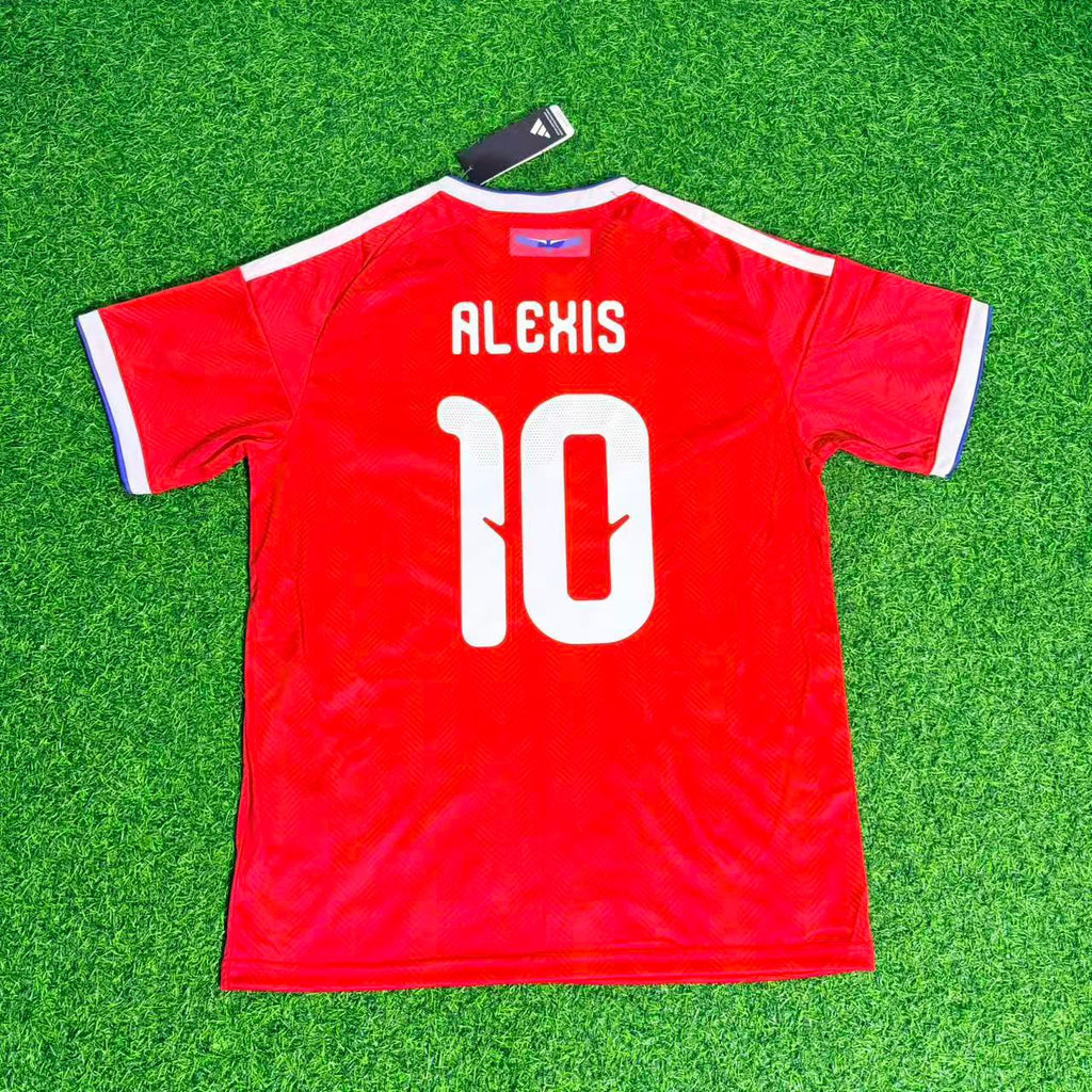 Alexis Sánchez Chile 2026 New Season Home Football Jersey – Detailed View