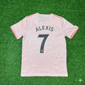 Manchester United 2018/19 Pink Retro Football Jersey – Alexis Sanchez – Back View