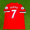 Alexis Sanchez Manchester United 2017/2018 Football Jersey – Back View