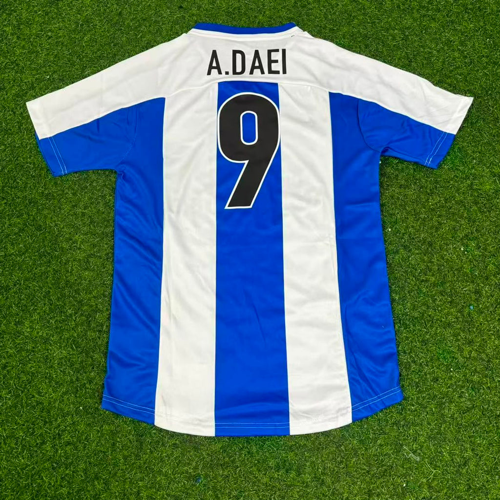 Ali Daei Hertha Berlin 1999/00 Retro Football Jersey Kit – Back View