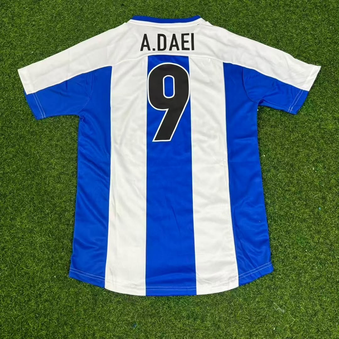 Ali Daei Hertha Berlin 1999/00 Retro Football Jersey Kit – Back View