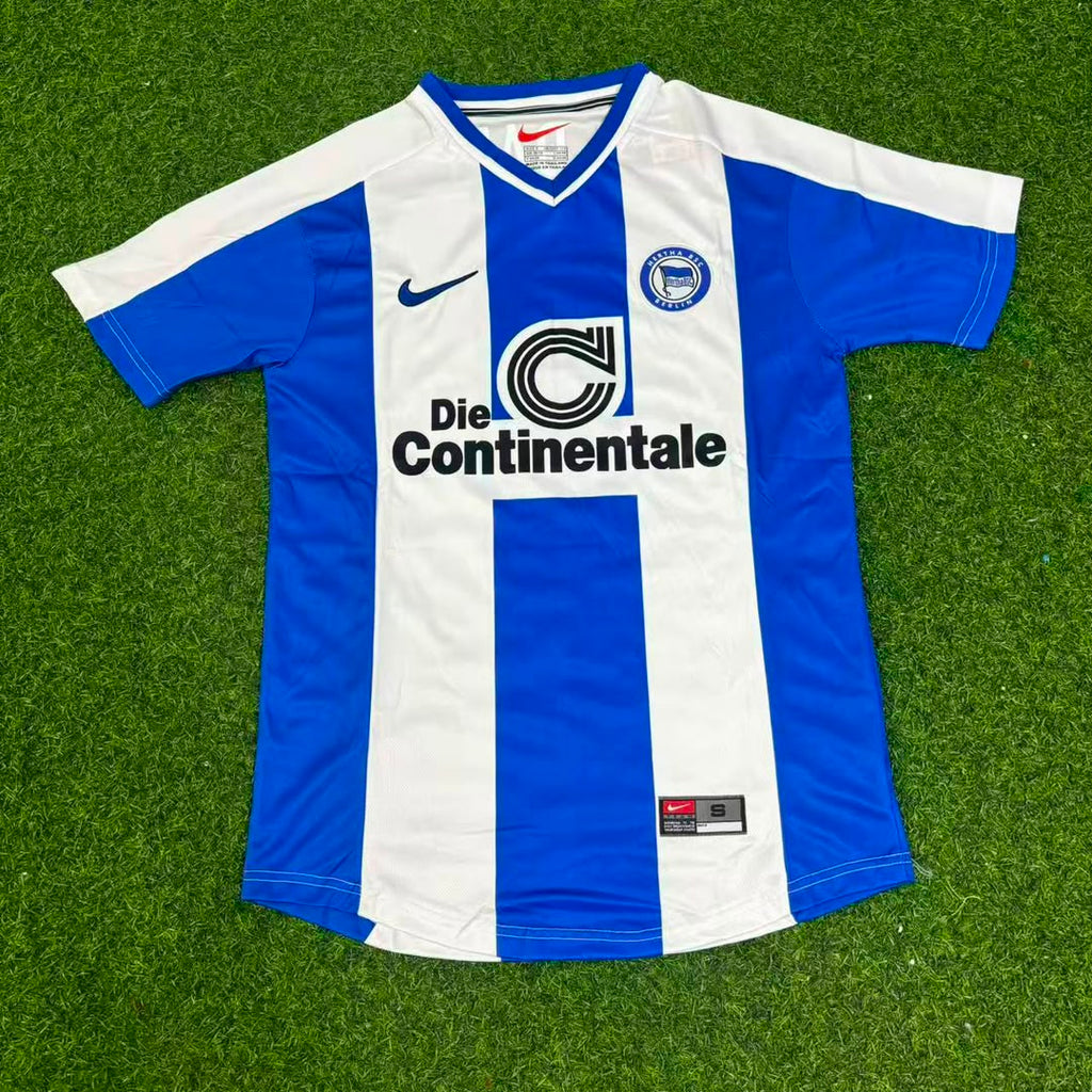 Ali Daei Hertha Berlin 1999/00 Retro Football Jersey Kit – Front View