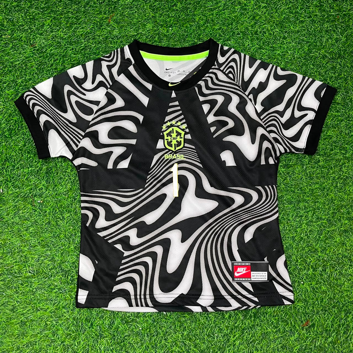 Alisson Becker Brazil 2026 World Cup Goalkeeper Football Jersey – Front View