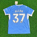 Allan #37 Manchester City 2026-27 Home New Season Jersey – Back View