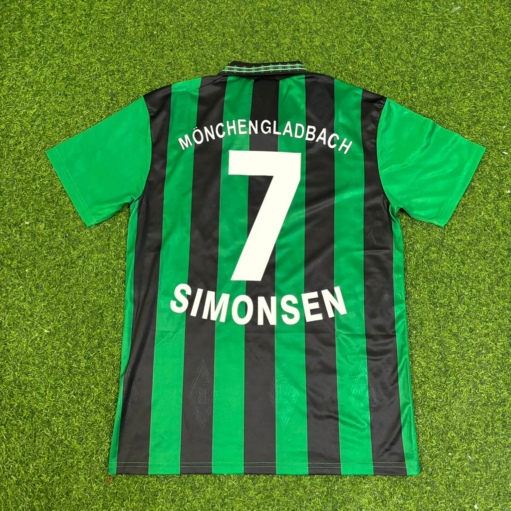 Allan Simonsen #7 Borussia Mönchengladbach Retro Jersey – Back View