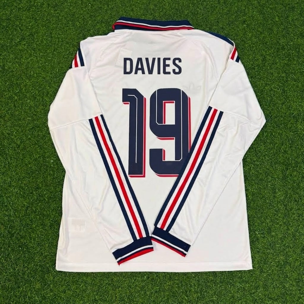 Alphonso Davies #19 Bayern Munchen 2027 Away Long Sleeve New season – Back View