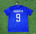 Juventus 2014/15 Retro Blue Football Jersey – Alvaro Morata – Back View