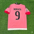 Juventus Retro Pink 2015-2016 Jersey – Alvaro Morata – Back View