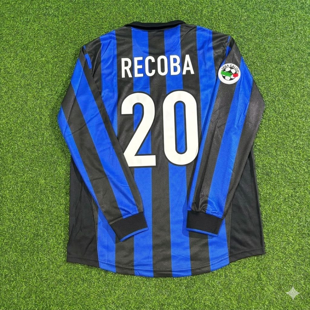 Alvaro Recoba - Inter 1998 1999 Retro Jersey – Back View