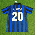 Inter 1997/98 Home Retro Football Jersey – Alvaro Recoba – Back View