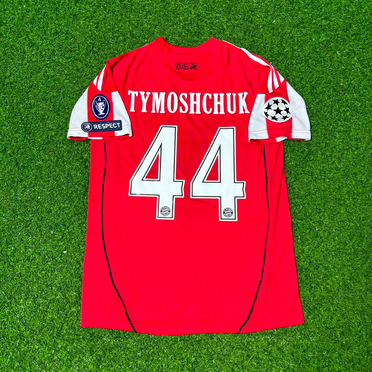 2010/11 Anatoliy Tymoshchuk Bayern Munich Home Retro Football Jersey – Back View