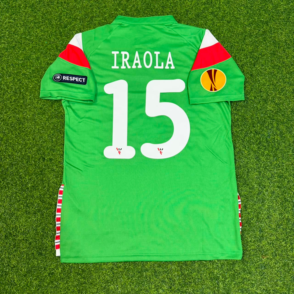 Andoni Iraola Athletic Bilbao 2012 UEFA Final Retro Football Jersey – Back View