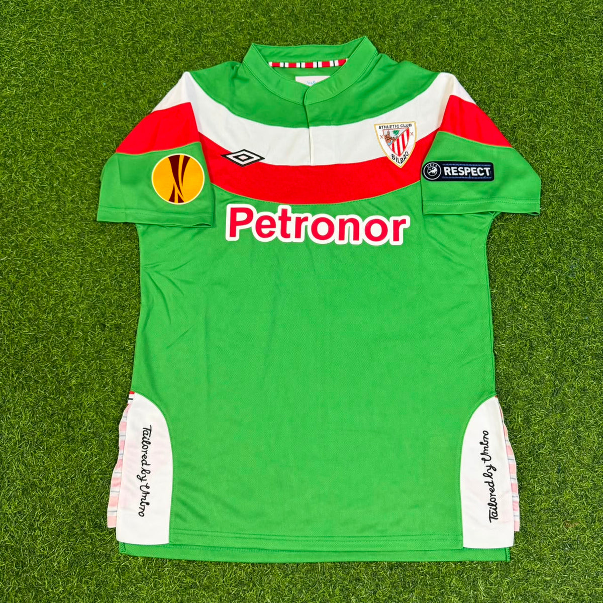 Andoni Iraola Athletic Bilbao 2012 UEFA Final Retro Football Jersey – Front View