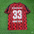 André Silva 33- Eintracht Frankfurt Retro Fußballtrikot Jersey – Back View