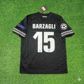 2012 Andrea Barzagli 15- Juventus Home 2013 Season Retro Football Jersey – Back View