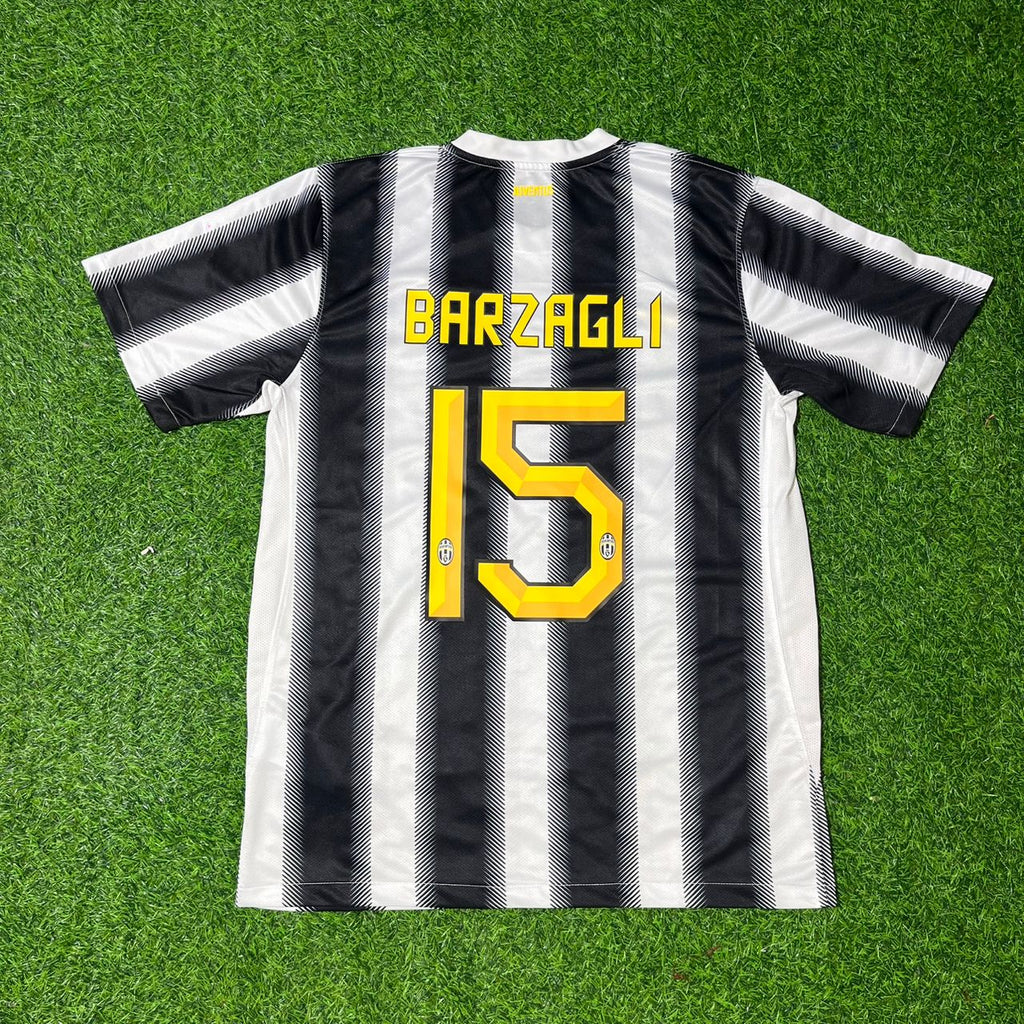 Juventus Home 2011 2012 Season Retro Jersey – Andrea Barzagli – Back View
