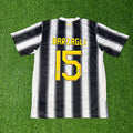 Juventus Home 2011 2012 Season Retro Jersey – Andrea Barzagli – Back View