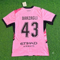 Andrea Barzagli Palermo Special Football Jersey – Back View