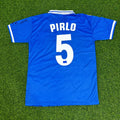 Andrea Pirlo Brescia 1997/1998 Retro Home Football Jersey – Back View