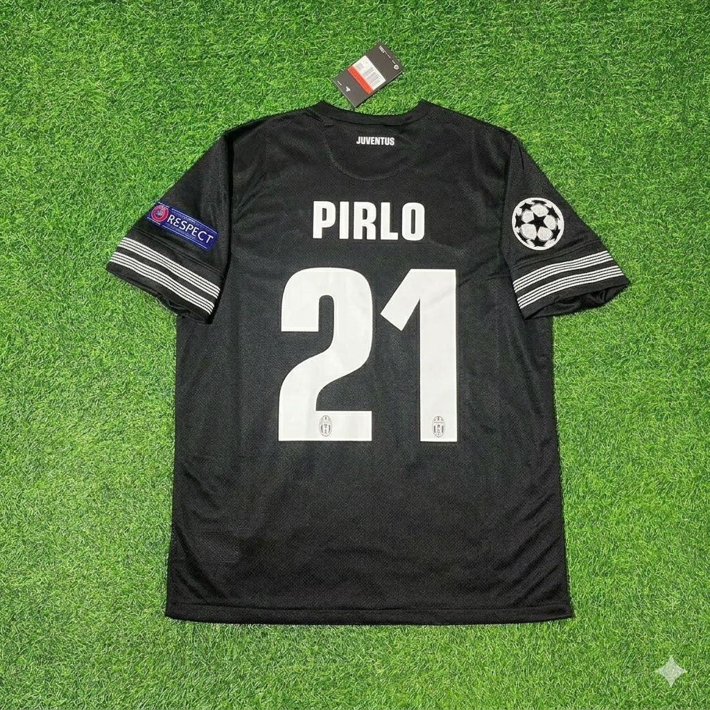 Juventus Home 2012 2013 Season Retro Jersey – Andrea Pirlo 21- – Back View
