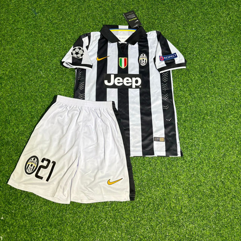 Juventus 2014/2015 Retro Kids Football Jersey – Andrea Pirlo – Front View