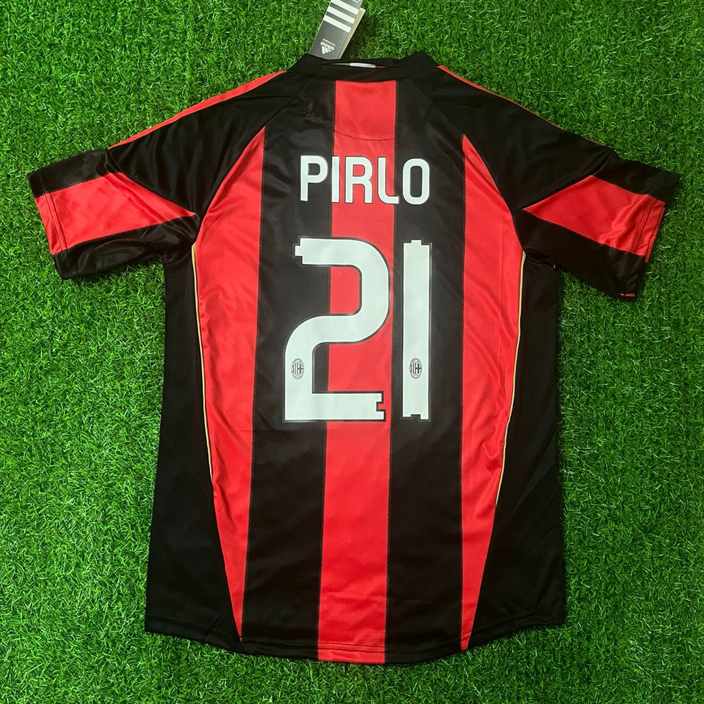 Andrea Pirlo Milan 2010 2011 Retro Jersey – Back View