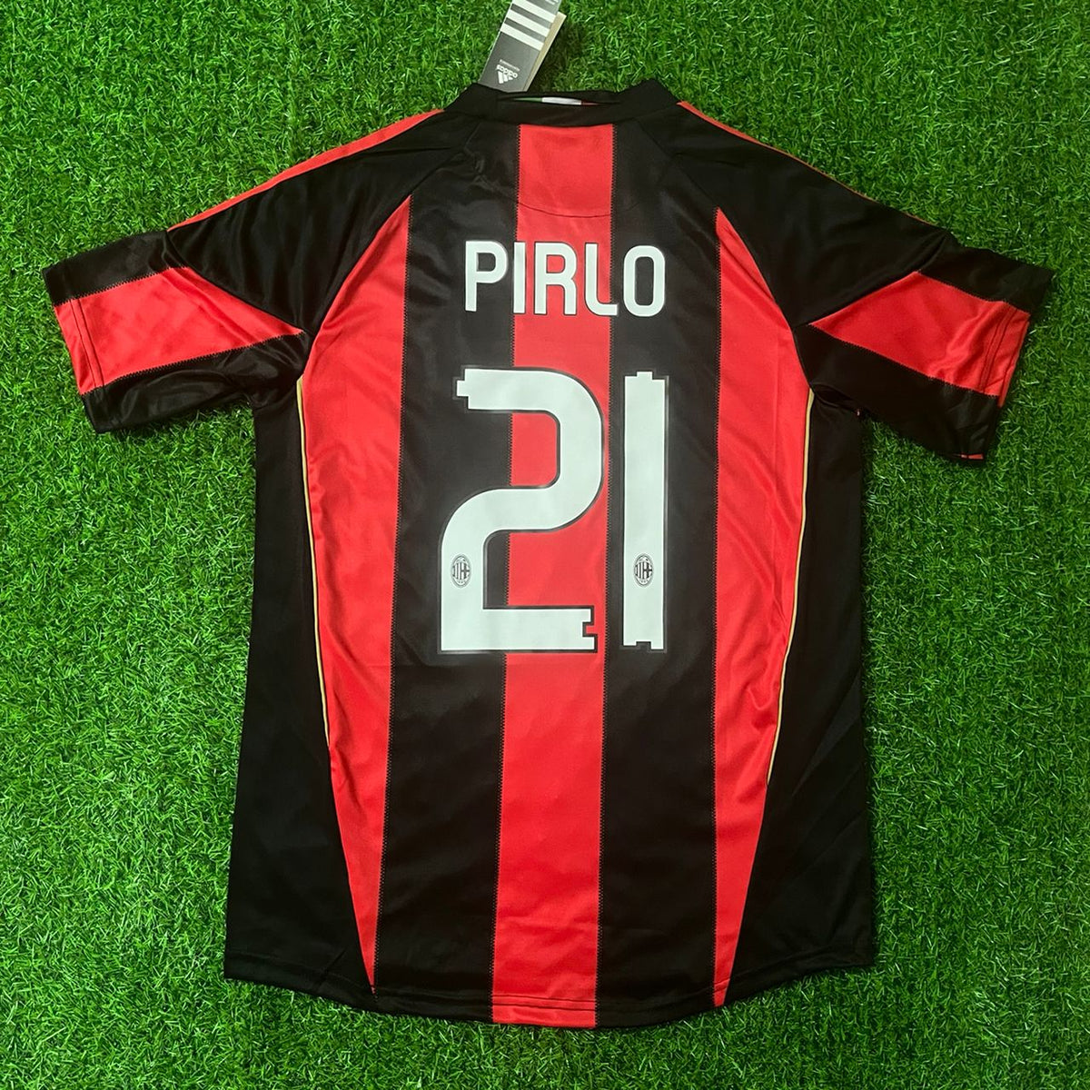 Andrea Pirlo Milan 2010 2011 Retro Jersey – Back View