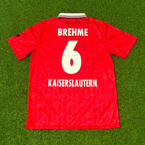 1. FC Kaiserslautern 1996/98 Heim Retro – Andreas Brehme – Back View