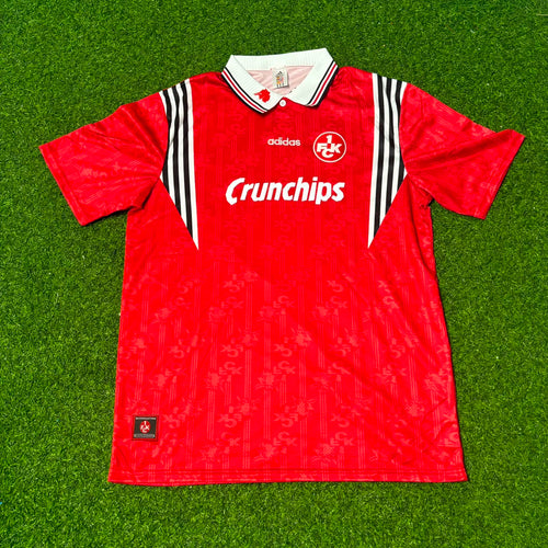 1. FC Kaiserslautern 1996/98 Heim Retro – Andreas Brehme – Front View