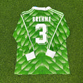 Andreas Brehme Deutschland 1990 Weltmeisterschaft Grünes Langarm Retro – Back View