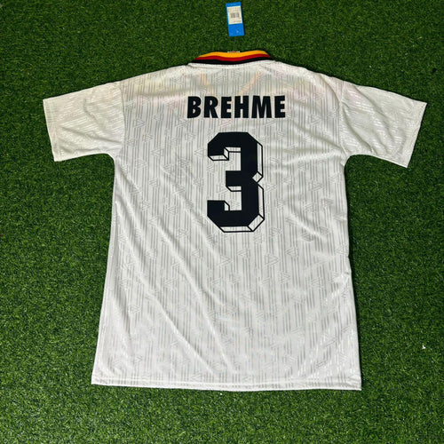1994 Deutschland Weltmeisterschaft Retro Football Jersey – Andreas Brehme – Back View