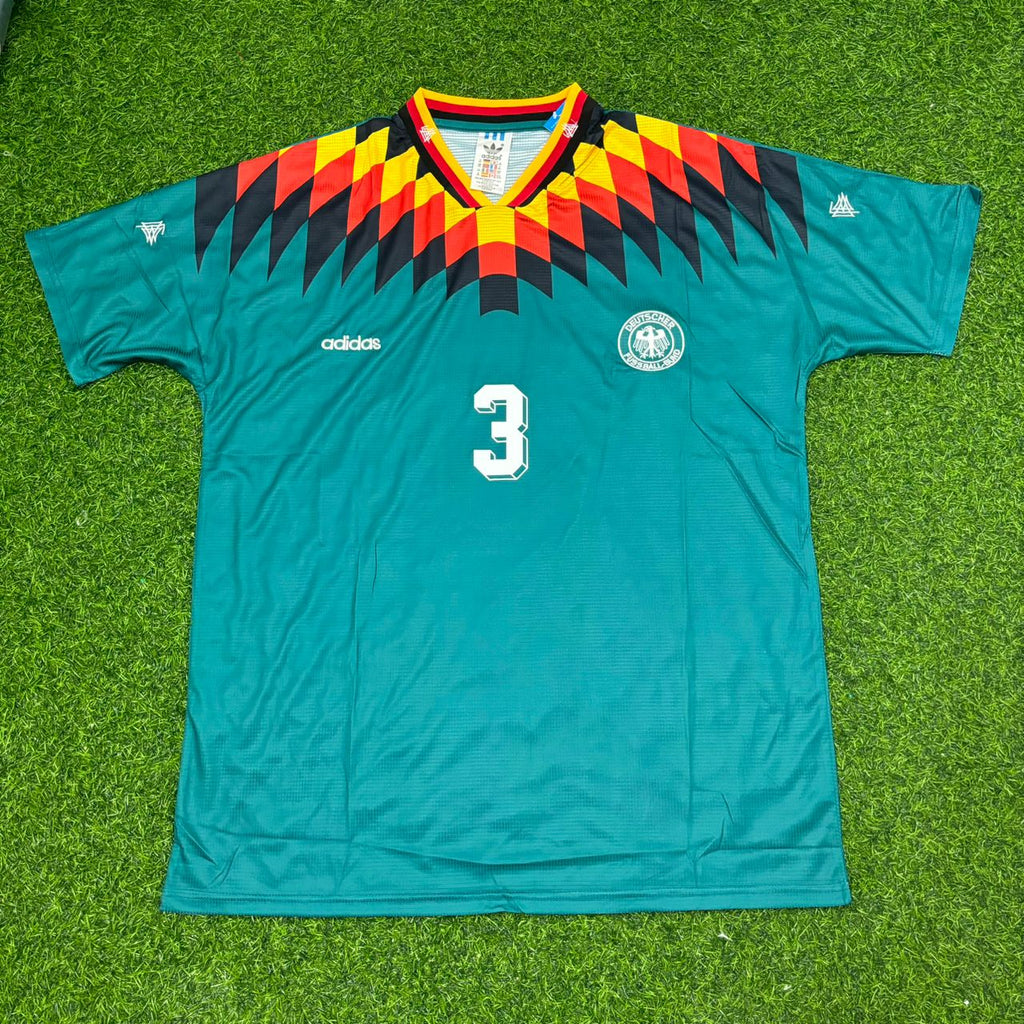 Andreas Brehme Germany Deutschland 1994 World Cup Jersey – Front View