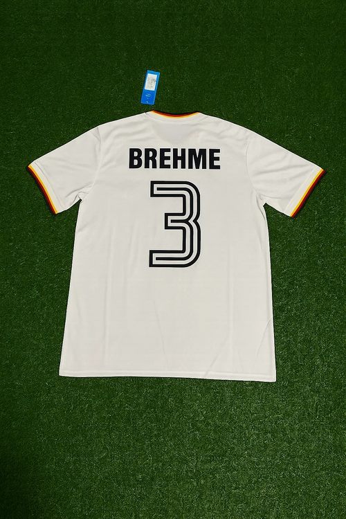 1986 Germany World Cup Retro Football Jersey – Andreas Brehme – Back View
