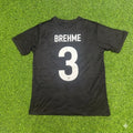 Andreas Brehme Germany 125 Years Special Black Football Jersey – Back View