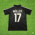 Andreas Möller Deutschland 1990 WM Schwarzes Retro – Back View